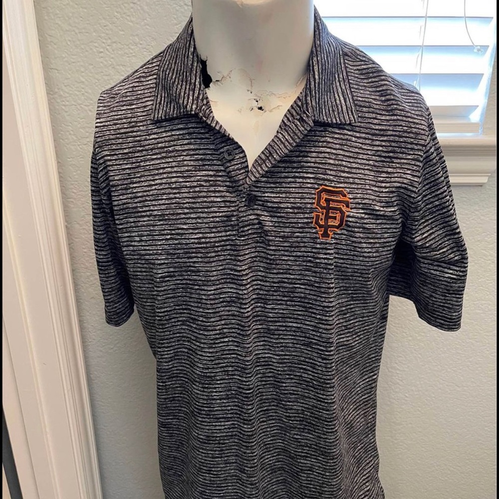 San Francisco Giants Golf Shirt by Antigua: Men’s Large GUC: MLB Apparel
